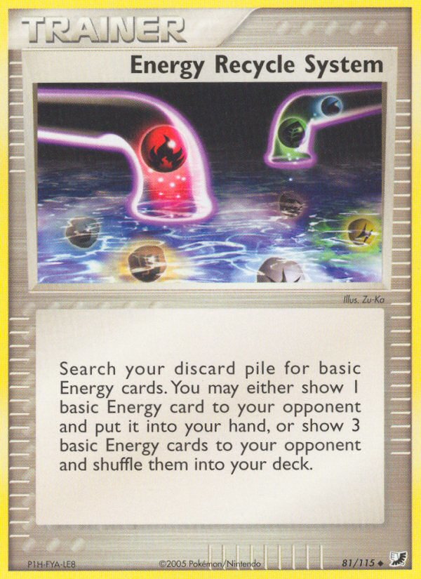 Energy Recycle System (81/115) [EX: Unseen Forces] | Eastridge Sports Cards & Games