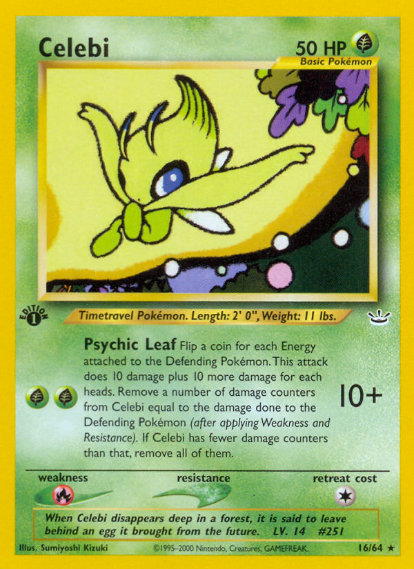 Celebi (16/64) [Neo Revelation 1st Edition] | Eastridge Sports Cards & Games