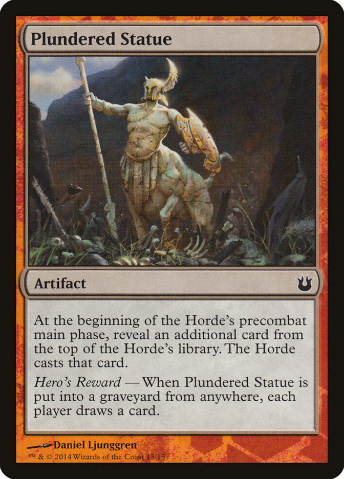Plundered Statue [Born of the Gods Battle the Horde] | Eastridge Sports Cards & Games