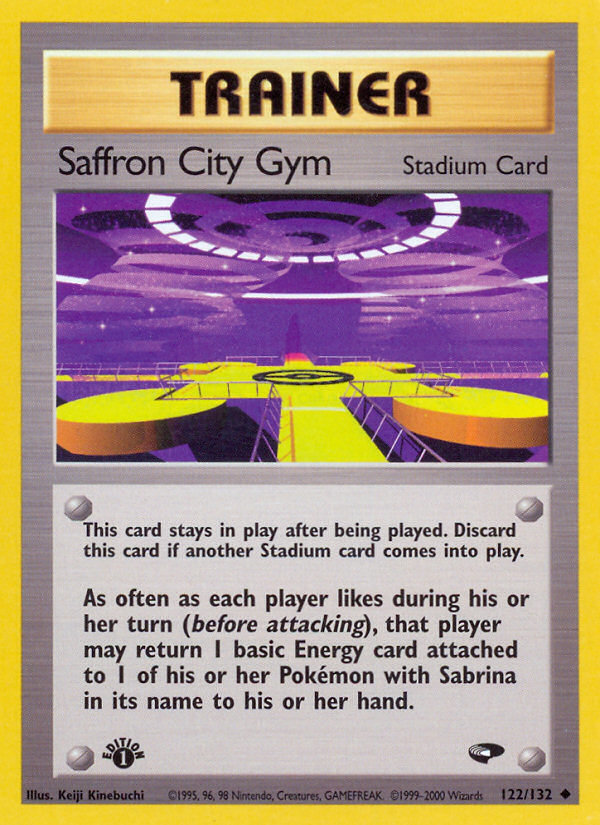 Saffron City Gym (122/132) [Gym Challenge 1st Edition] | Eastridge Sports Cards & Games