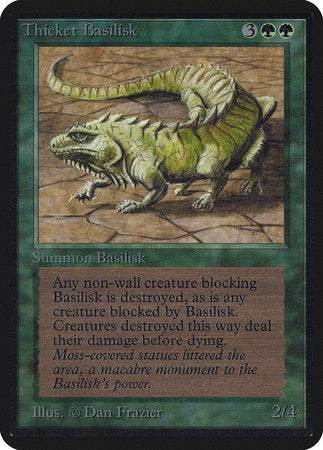 Thicket Basilisk [Limited Edition Alpha] | Eastridge Sports Cards & Games