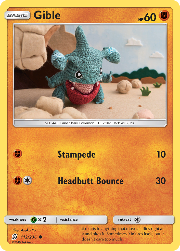Gible (112/236) [Sun & Moon: Unified Minds] | Eastridge Sports Cards & Games