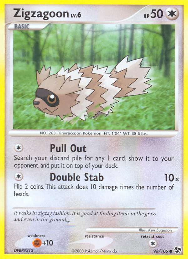 Zigzagoon (96/106) [Diamond & Pearl: Great Encounters] | Eastridge Sports Cards & Games