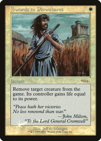 Swords to Plowshares [Friday Night Magic 2001] | Eastridge Sports Cards & Games
