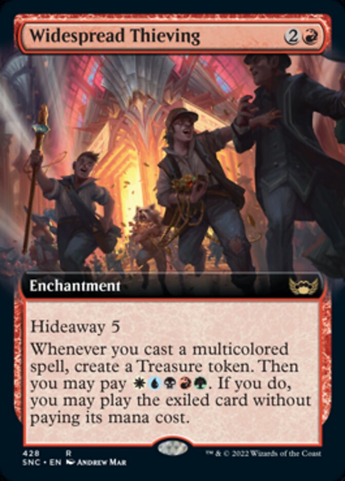 Widespread Thieving (Extended Art) [Streets of New Capenna] | Eastridge Sports Cards & Games