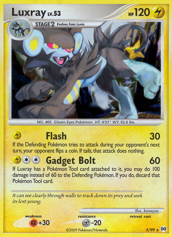Luxray (5/99) (Theme Deck Exclusive) [Platinum: Arceus] | Eastridge Sports Cards & Games