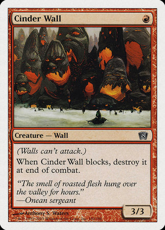 Cinder Wall [Eighth Edition] | Eastridge Sports Cards & Games