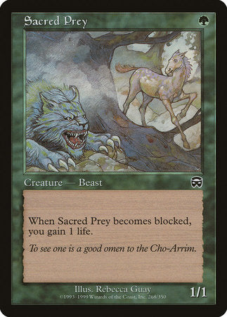 Sacred Prey [Mercadian Masques] | Eastridge Sports Cards & Games