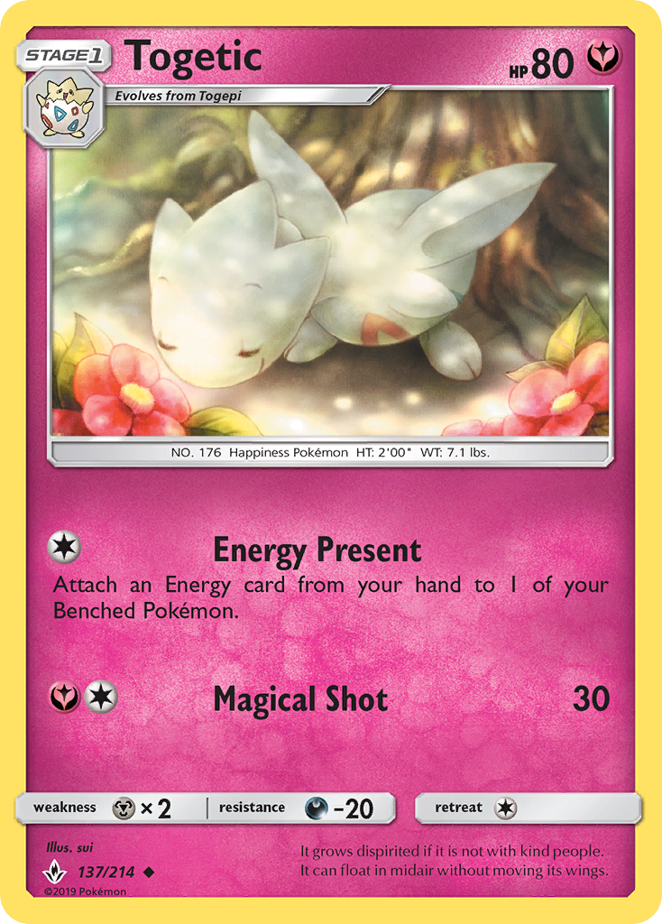 Togetic (137/214) [Sun & Moon: Unbroken Bonds] | Eastridge Sports Cards & Games