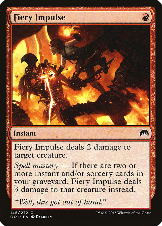 Fiery Impulse [Magic Origins] | Eastridge Sports Cards & Games