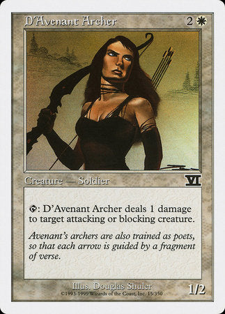 D'Avenant Archer [Classic Sixth Edition] | Eastridge Sports Cards & Games