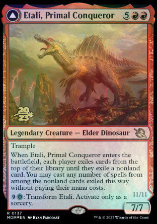 Etali, Primal Conqueror // Etali, Primal Sickness [March of the Machine Prerelease Promos] | Eastridge Sports Cards & Games