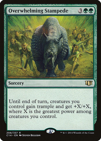 Overwhelming Stampede [Commander 2014] | Eastridge Sports Cards & Games