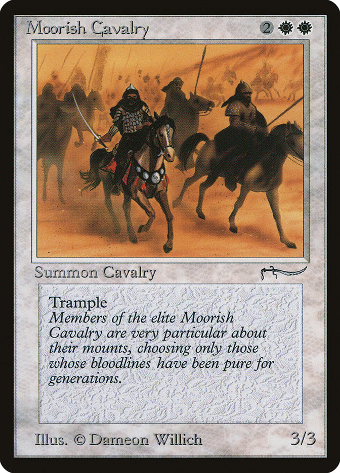 Moorish Cavalry (Dark Mana Cost) [Arabian Nights] | Eastridge Sports Cards & Games