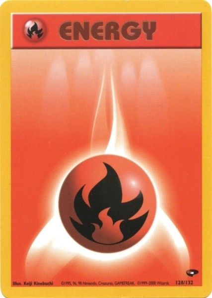 Fire Energy (128/132) [Gym Challenge Unlimited] | Eastridge Sports Cards & Games