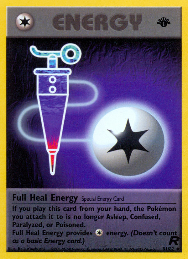 Full Heal Energy (81/82) [Team Rocket 1st Edition] | Eastridge Sports Cards & Games