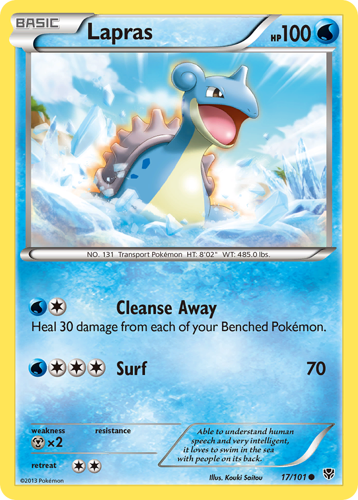 Lapras (17/101) [Black & White: Plasma Blast] | Eastridge Sports Cards & Games