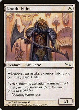 Leonin Elder [Mirrodin] | Eastridge Sports Cards & Games