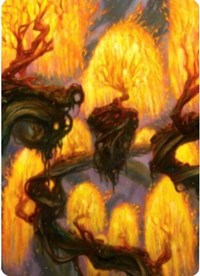 Grove of the Burnwillows Art Card [Zendikar Rising Art Series] | Eastridge Sports Cards & Games