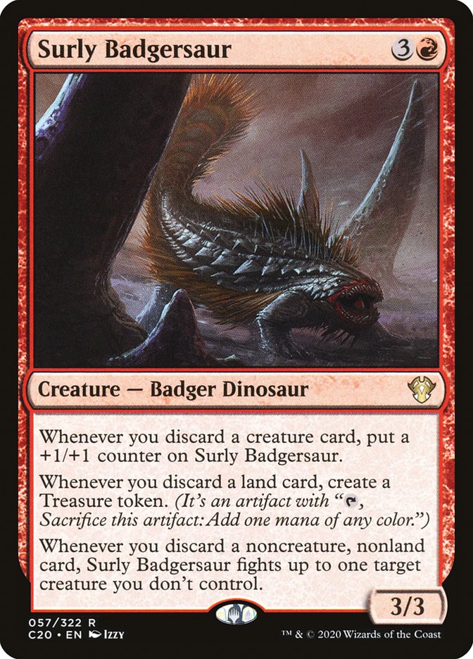 Surly Badgersaur [Commander 2020] | Eastridge Sports Cards & Games