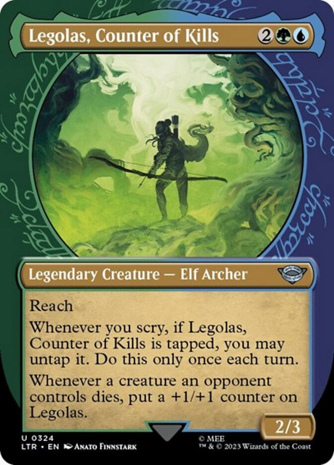 Legolas, Counter of Kills (Showcase Ring Frame) [The Lord of the Rings: Tales of Middle-Earth] | Eastridge Sports Cards & Games