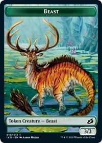 Beast (010) // Hydra Double-sided Token [Commander 2020 Tokens] | Eastridge Sports Cards & Games