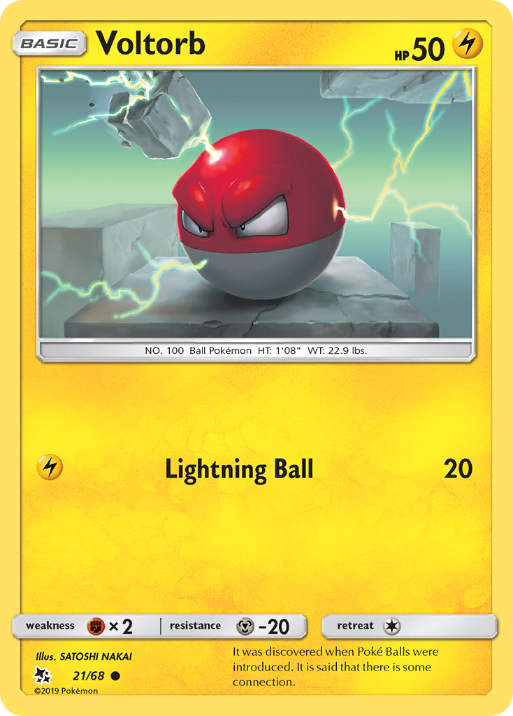 Voltorb (21/68) [Sun & Moon: Hidden Fates] | Eastridge Sports Cards & Games