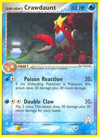 Team Aqua's Crawdaunt (14/95) [EX: Team Magma vs Team Aqua] | Eastridge Sports Cards & Games