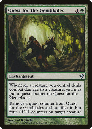 Quest for the Gemblades [Zendikar] | Eastridge Sports Cards & Games