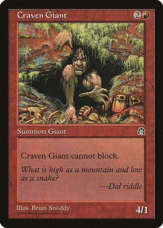 Craven Giant [Stronghold] | Eastridge Sports Cards & Games