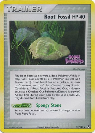 Root Fossil (93/110) (Stamped) [EX: Holon Phantoms] | Eastridge Sports Cards & Games