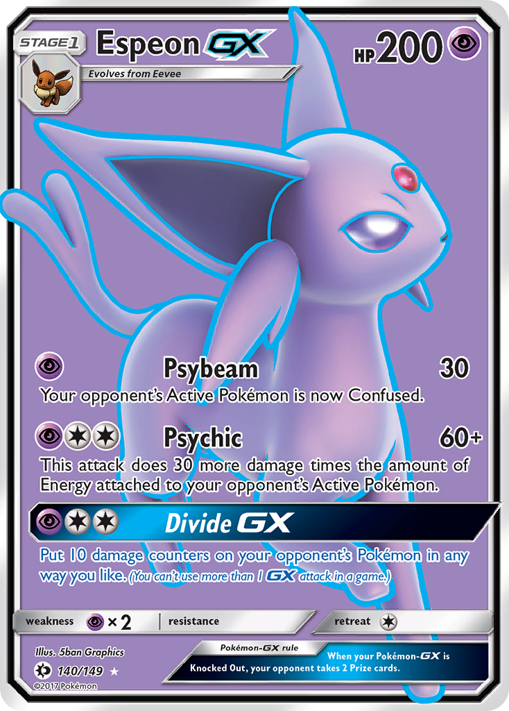 Espeon GX (140/149) [Sun & Moon: Base Set] | Eastridge Sports Cards & Games