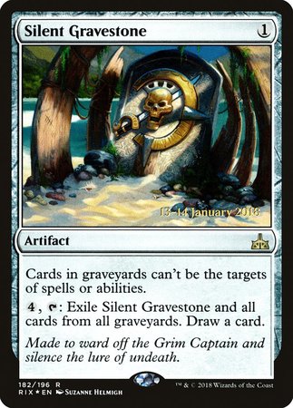 Silent Gravestone [Rivals of Ixalan Promos] | Eastridge Sports Cards & Games