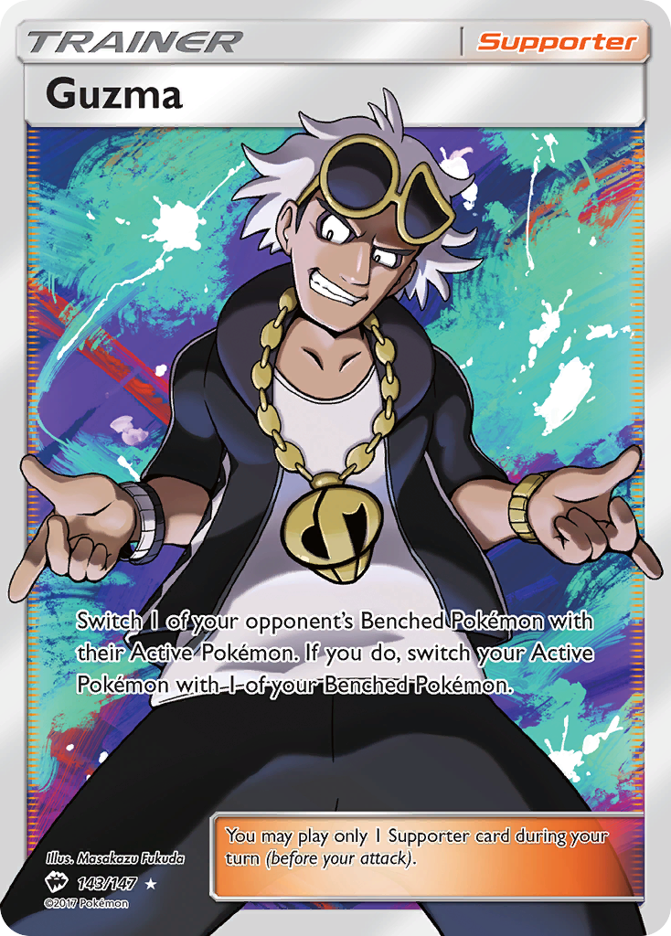 Guzma (143/147) [Sun & Moon: Burning Shadows] | Eastridge Sports Cards & Games