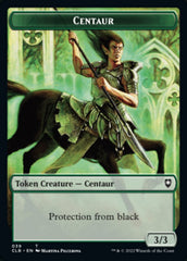 Horror // Centaur Double-sided Token [Commander Legends: Battle for Baldur's Gate Tokens] | Eastridge Sports Cards & Games