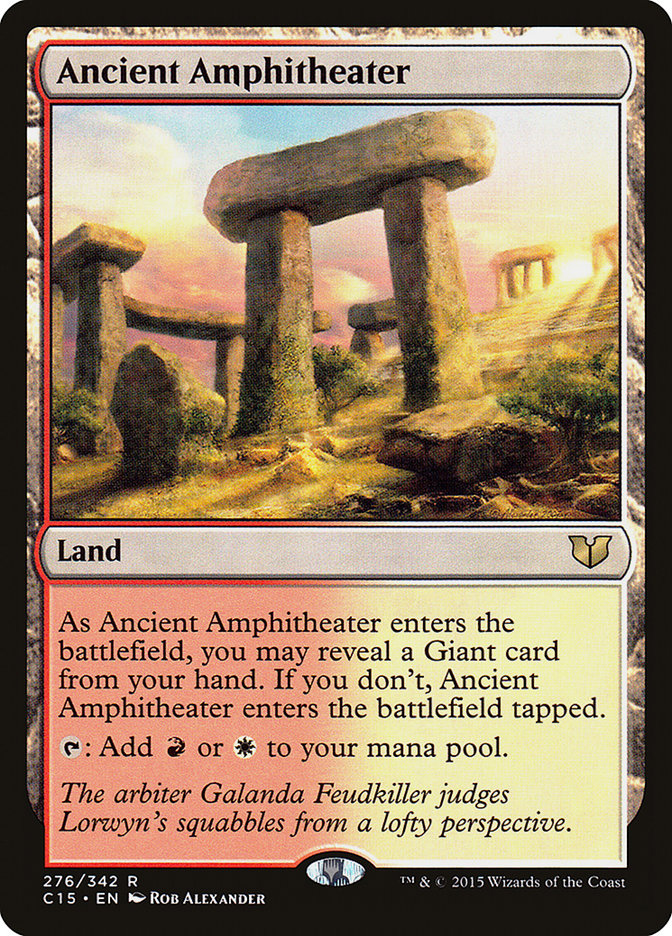 Ancient Amphitheater [Commander 2015] | Eastridge Sports Cards & Games