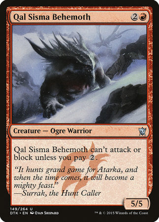 Qal Sisma Behemoth [Dragons of Tarkir] | Eastridge Sports Cards & Games