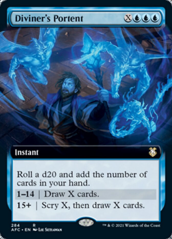 Diviner's Portent (Extended) [Dungeons & Dragons: Adventures in the Forgotten Realms Commander] | Eastridge Sports Cards & Games