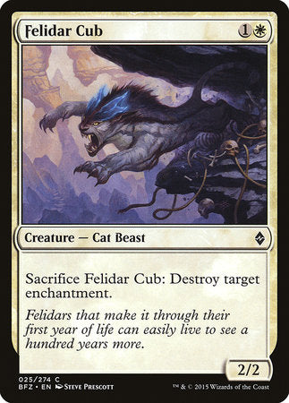 Felidar Cub [Battle for Zendikar] | Eastridge Sports Cards & Games