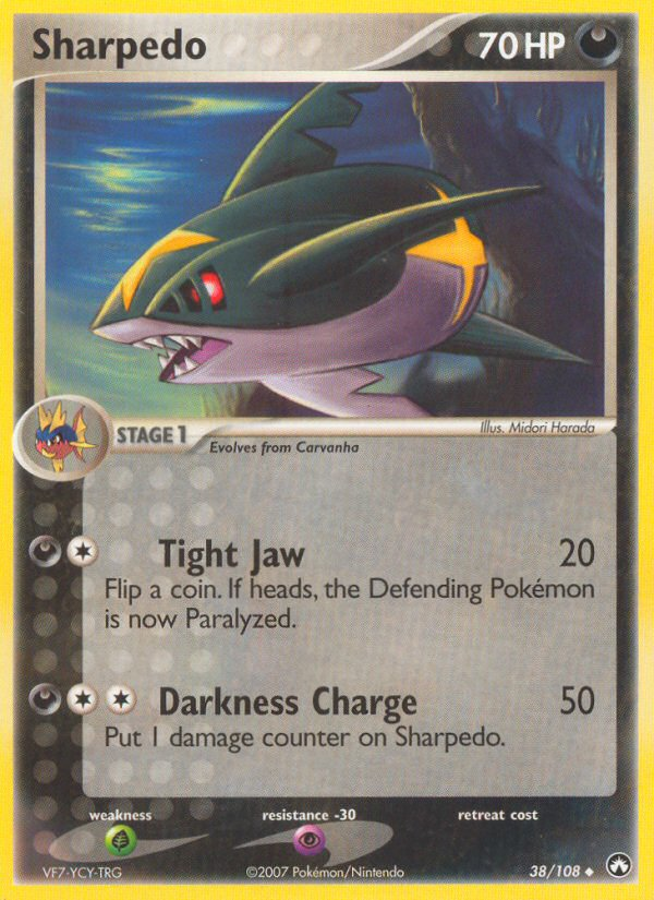 Sharpedo (38/108) [EX: Power Keepers] | Eastridge Sports Cards & Games