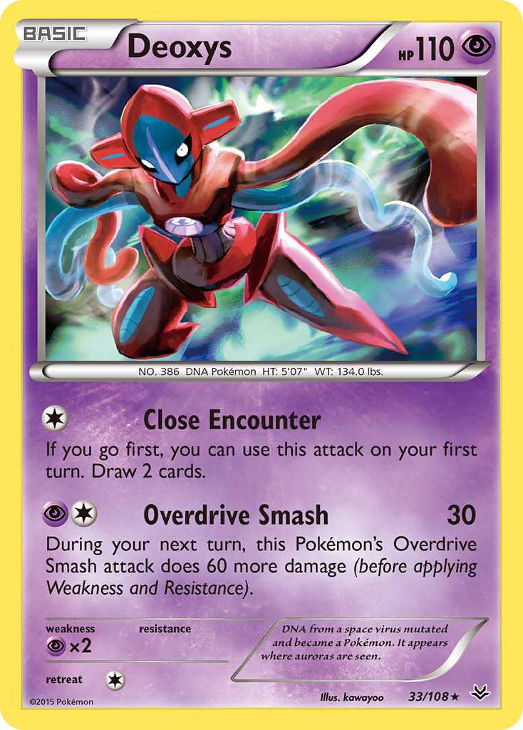 Deoxys (33/108) [XY: Roaring Skies] | Eastridge Sports Cards & Games