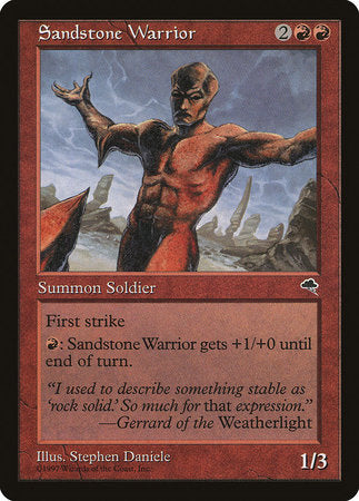Sandstone Warrior [Tempest] | Eastridge Sports Cards & Games