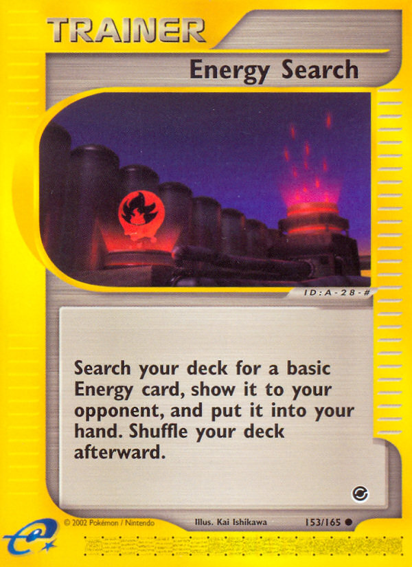Energy Search (153/165) [Expedition: Base Set] | Eastridge Sports Cards & Games