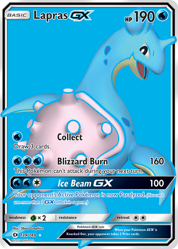 Lapras GX (139/149) [Sun & Moon: Base Set] | Eastridge Sports Cards & Games