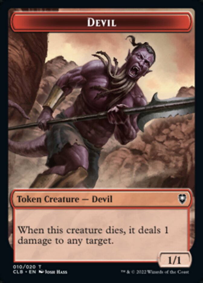 Devil Token [Commander Legends: Battle for Baldur's Gate Tokens] | Eastridge Sports Cards & Games