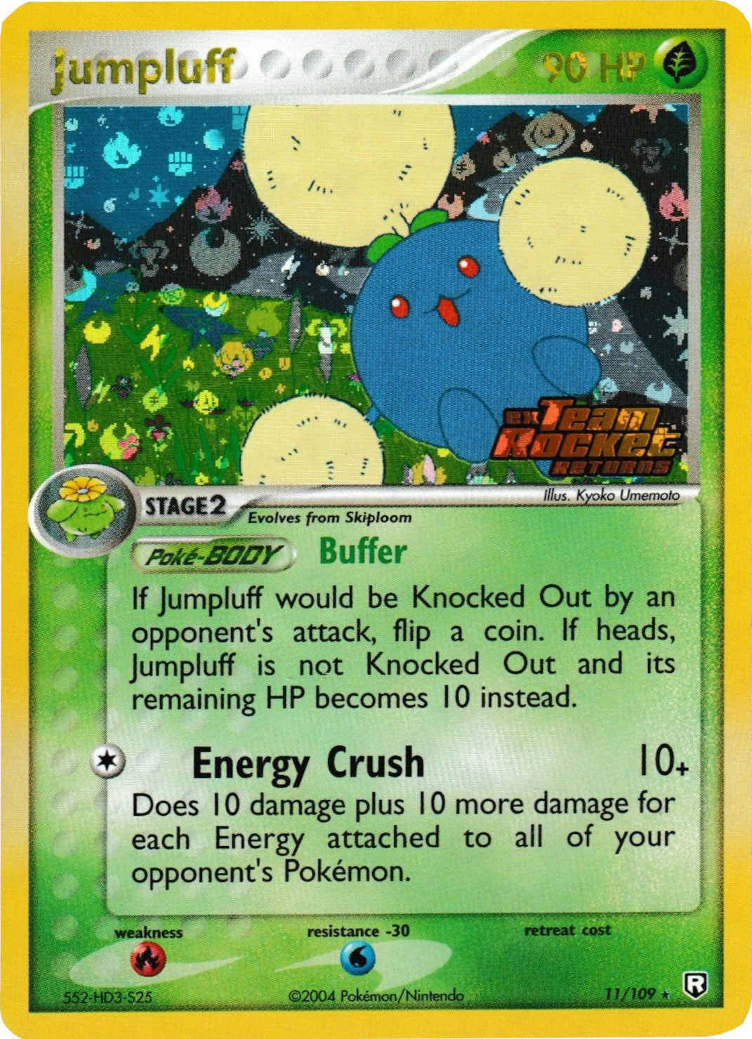 Jumpluff (11/109) (Stamped) [EX: Team Rocket Returns] | Eastridge Sports Cards & Games
