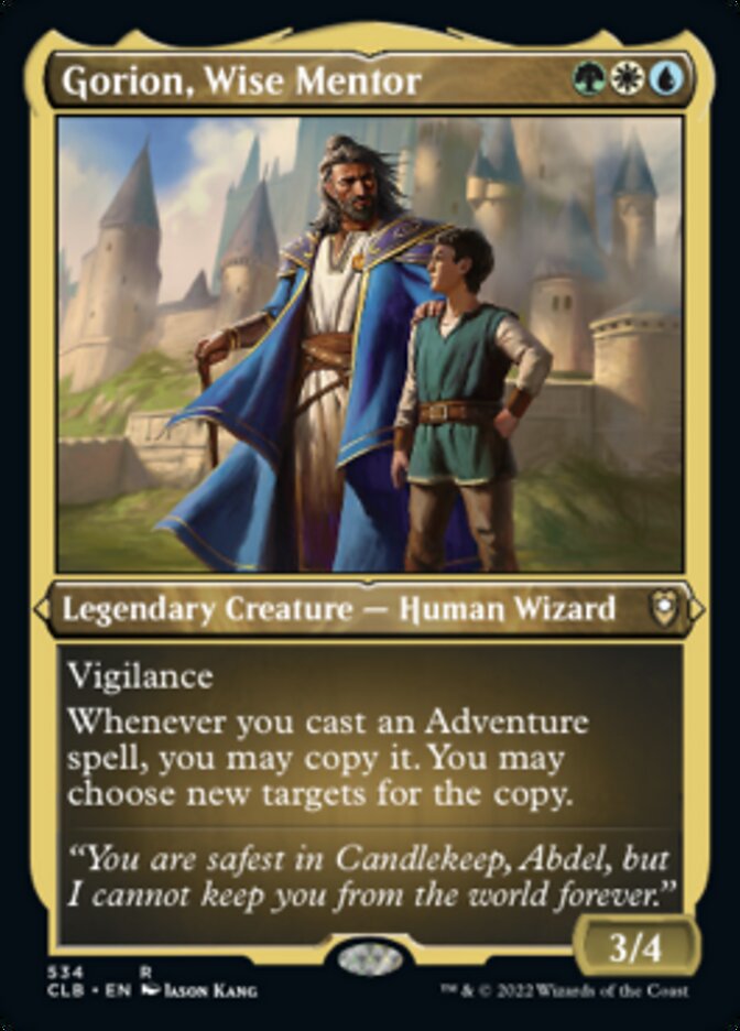 Gorion, Wise Mentor (Foil Etched) [Commander Legends: Battle for Baldur's Gate] | Eastridge Sports Cards & Games