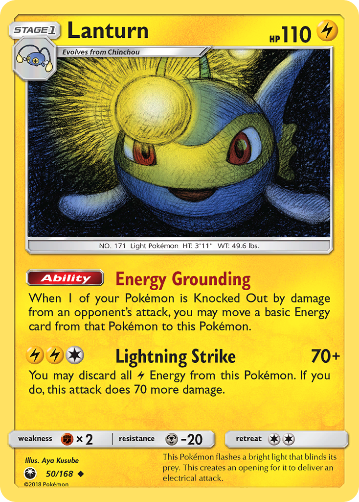 Lanturn (50/168) [Sun & Moon: Celestial Storm] | Eastridge Sports Cards & Games