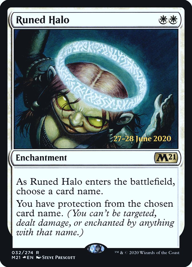 Runed Halo  [Core Set 2021 Prerelease Promos] | Eastridge Sports Cards & Games