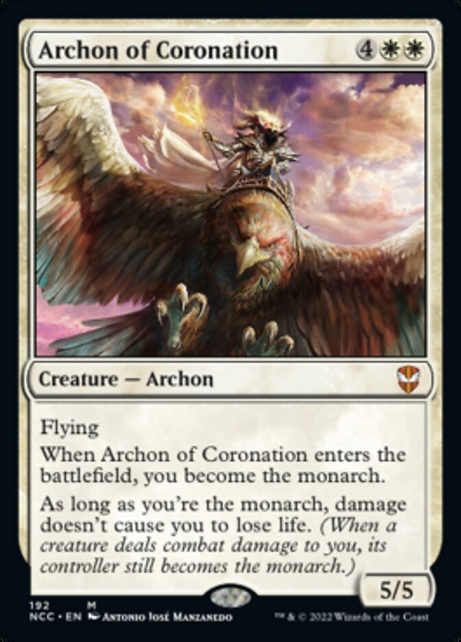 Archon of Coronation [Streets of New Capenna Commander] | Eastridge Sports Cards & Games